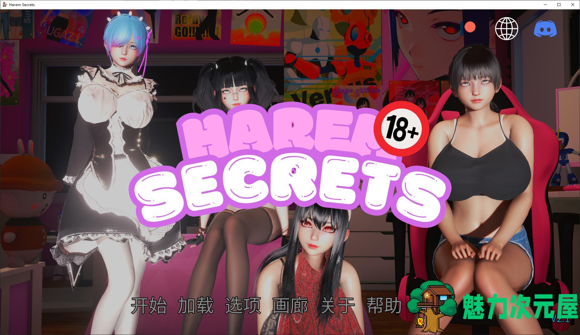 【欧美SLG/中文/动态】后宫秘密 v2.1 安卓+PC 最新官中版【新作/2G】