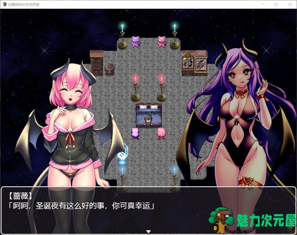 【RPG/汉化】魅魔姐妹的梦堕之夜！【安卓+PC】精翻汉化完结版+全CG【新汉化/600M】