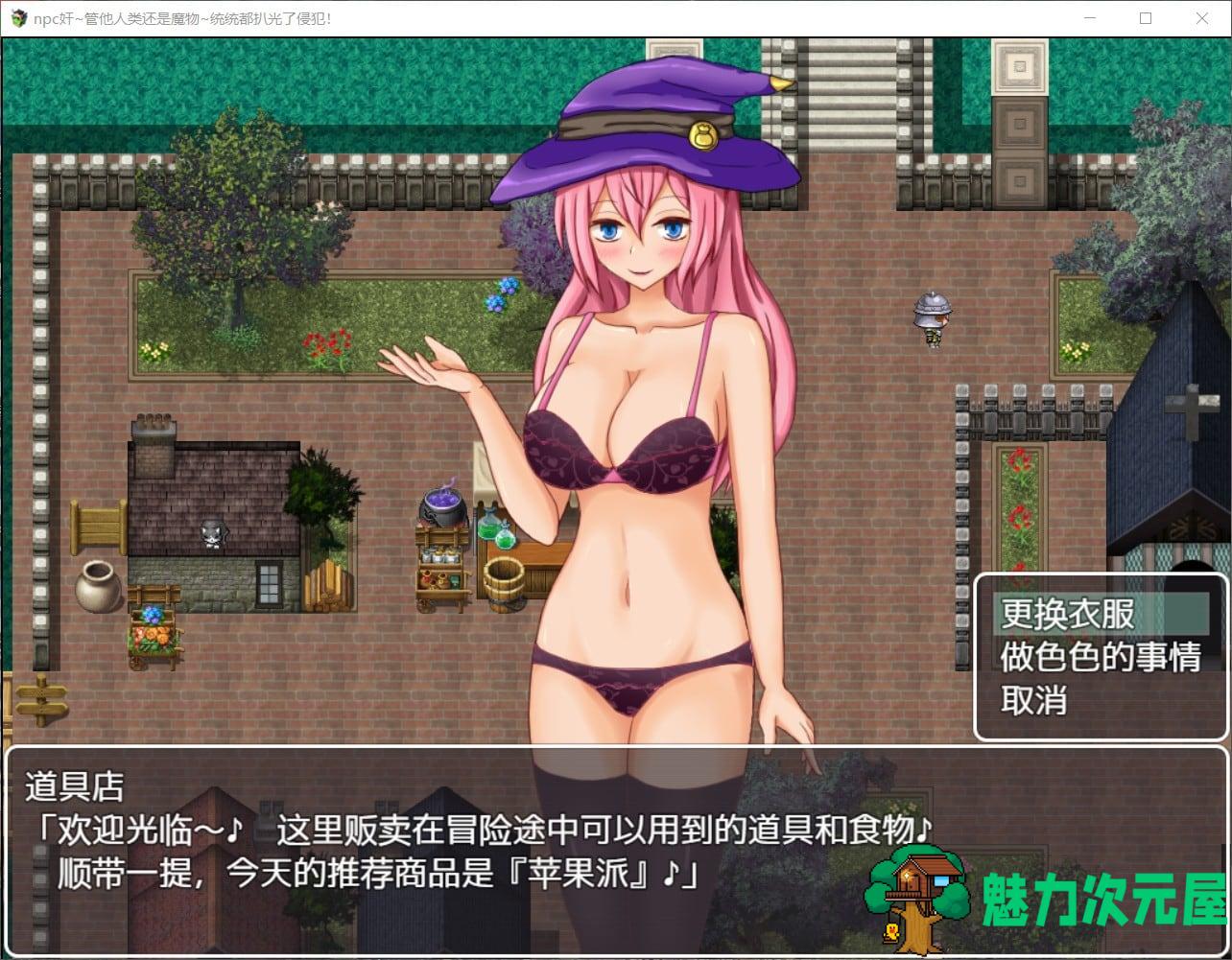 【RPG/汉化/双版本】NPC狩猎~管他人类还是魔物统统扒光【安卓+PC】精翻汉化版【750M】