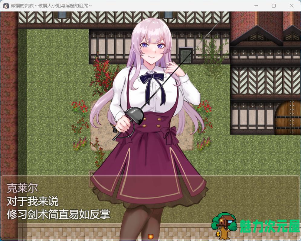 【战斗HRPG/汉化/CV】贵族之傲～傲慢大小姐与银魔的诅咒～+存档【新作/1G】-魅力次元屋