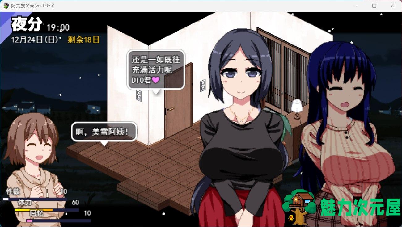 【神作SLG/汉化/全动态】冬日狂想曲 Ver1.05a AI精翻汉化正式版+全CG存档【更新/2.5G】