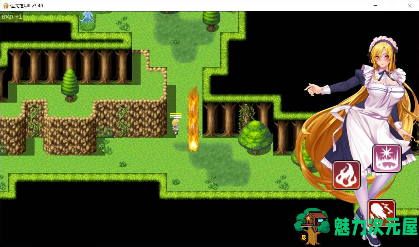 【神作RPG/中文/动态】诅咒铠甲2：灵魔女传奇 V4.92 中文步兵作弊版+存档【更新/4G】