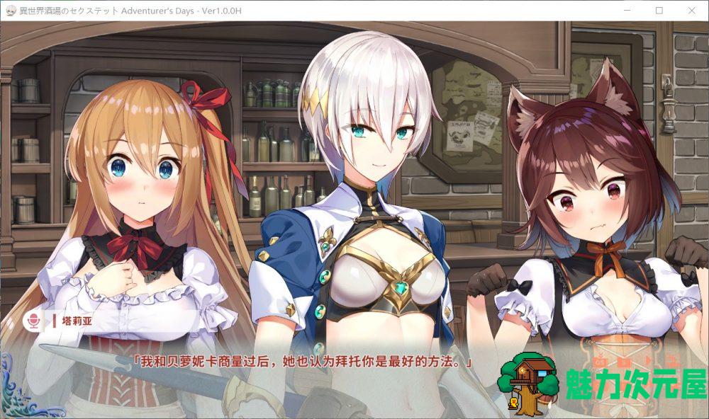 【后宫ADV/中文/动态/全CV】异世界酒馆杏活2~Adventurer’s Days 官中步兵版+前作【新作/2G】