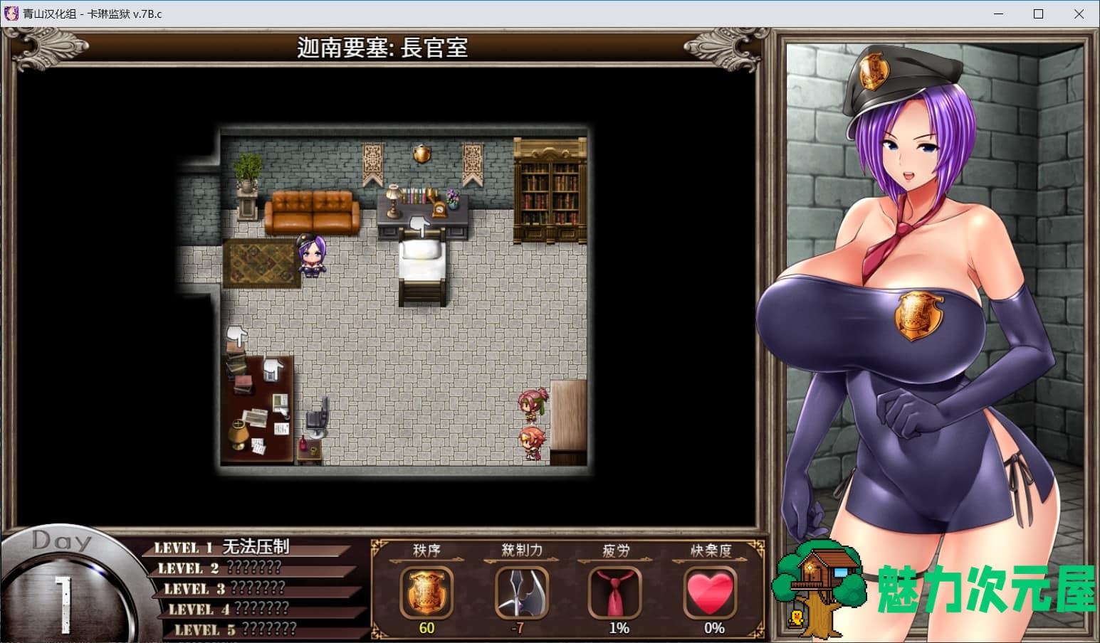 【爆款RPG/汉化/动态】卡琳·监狱长 V.7B.c 精翻作弊步兵版【1月31日更新/600M】