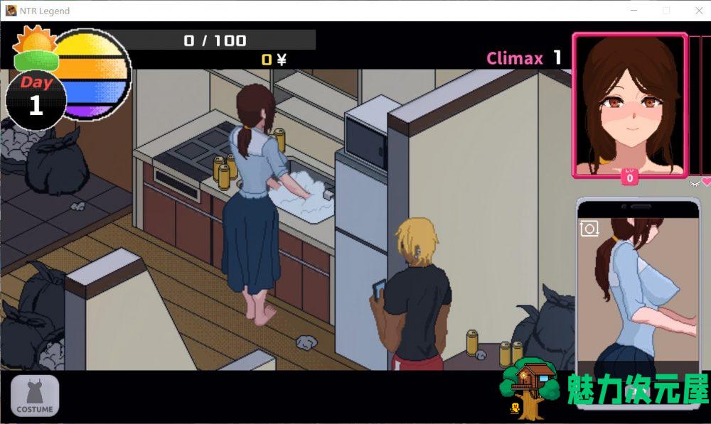 【互动SLG/中文/像素动态】NTR传说 V2.6.27 官方中文版+全开存档【3月更新/600M】