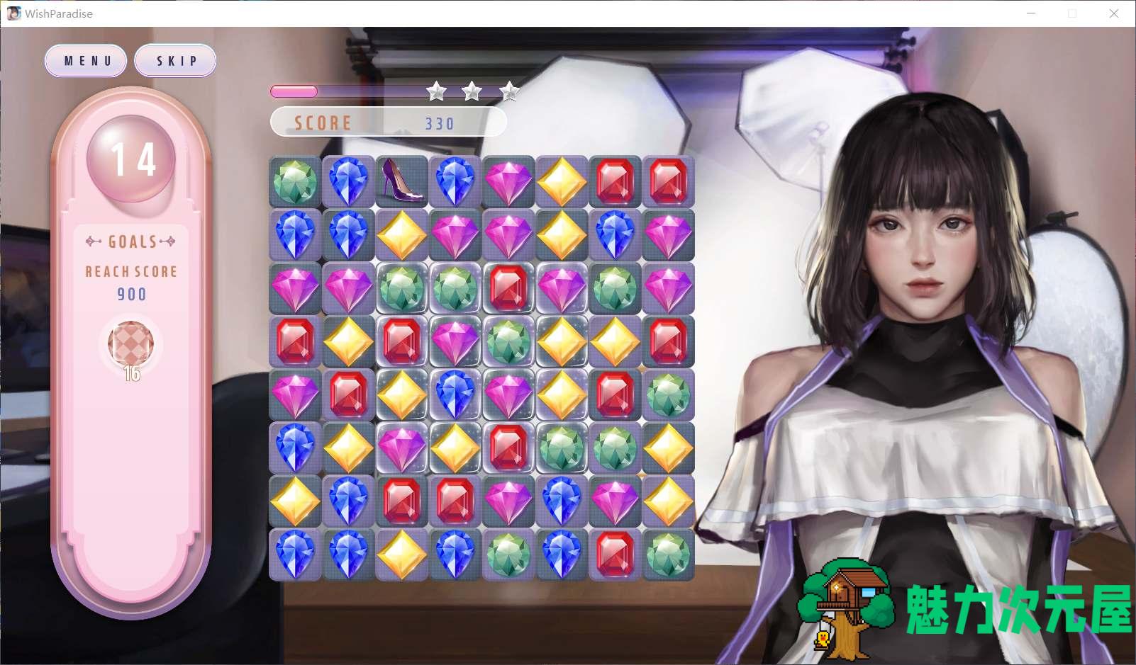 【互动SLG/中文/动态】极乐天堂-WISH–ParadiseHigh v1.30 官方中文作弊版【新角色】【9月更新/3.3G】