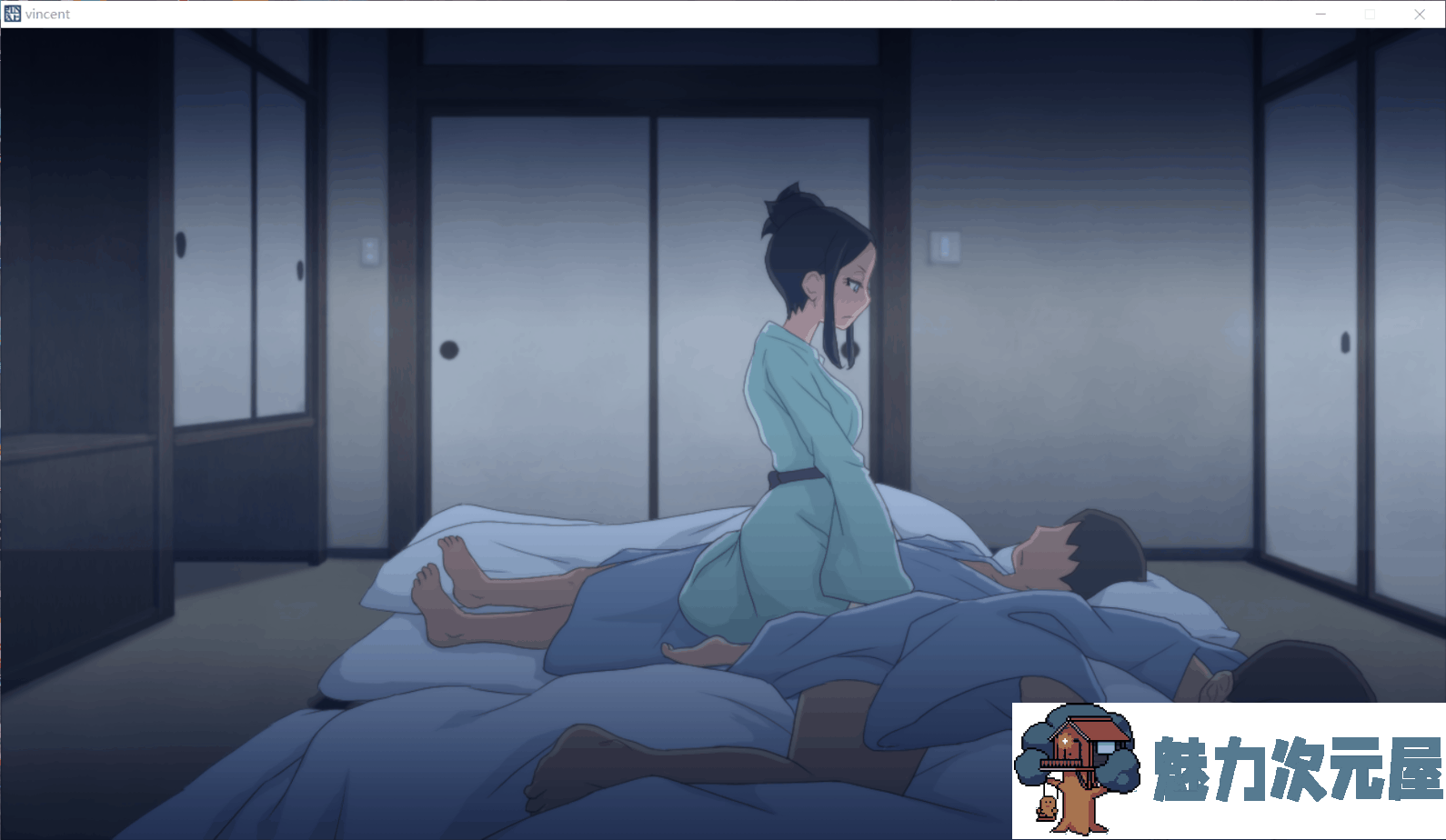 【互动SLG/触摸/无文本/全CV】 关于在熟睡的丈夫身边寝取这件事：S妻子篇+M妻子篇【600M】