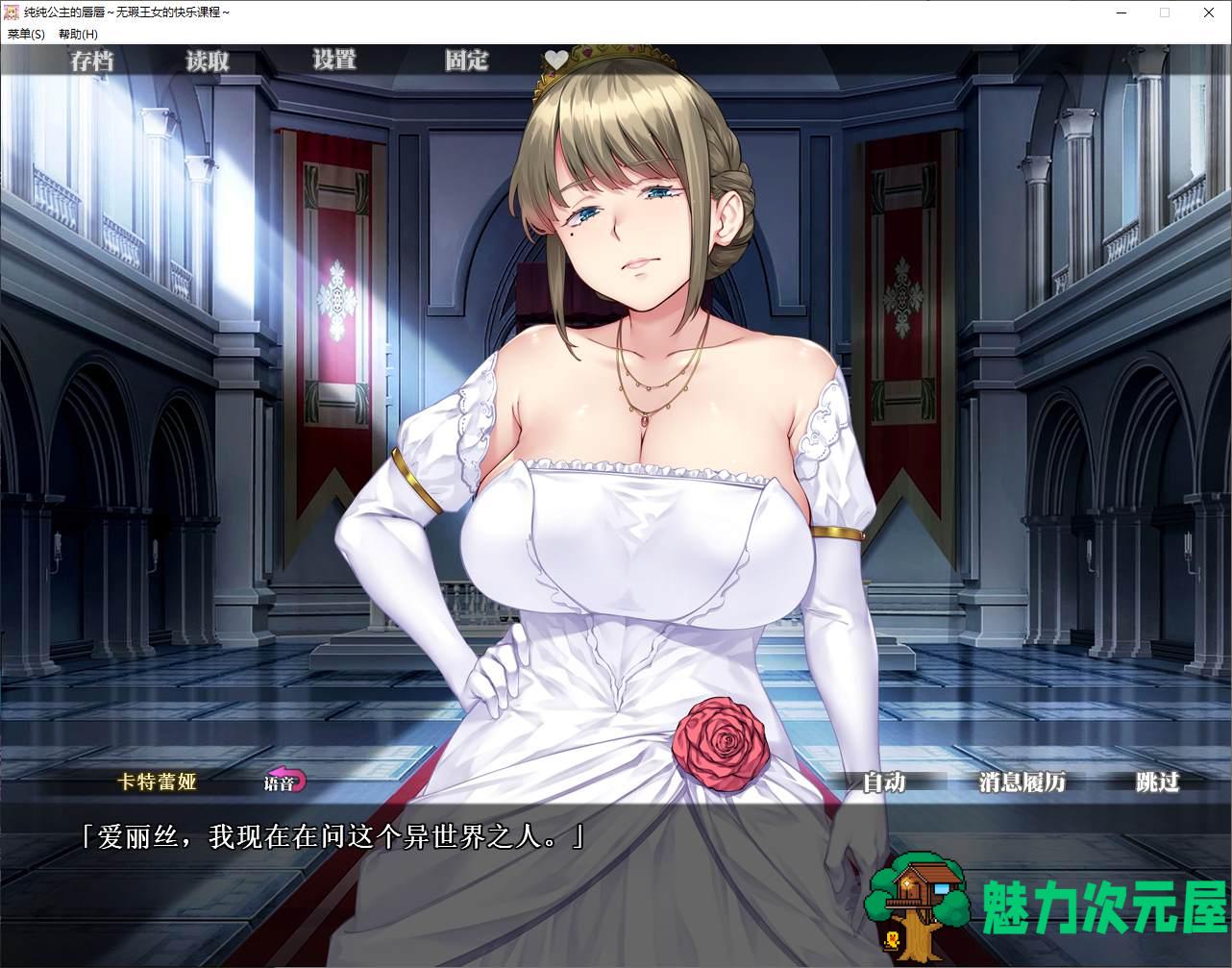 【拔作ADV/中文/CV】纯纯公主的唇唇 ~无瑕王女的快乐课程 官中步兵版【新作/1.4G】