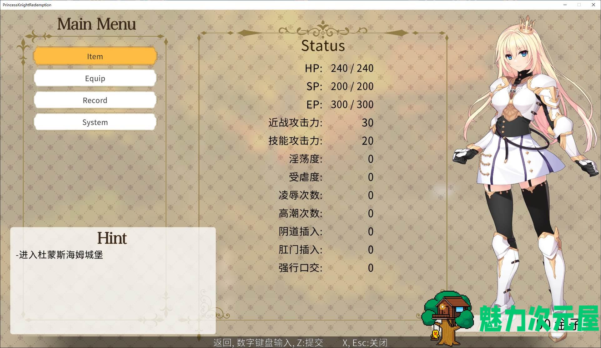 【日式ACT/中文/全动态】公主之夜的救赎 魔法城堡的灵药 DL官中版【新作/900M】