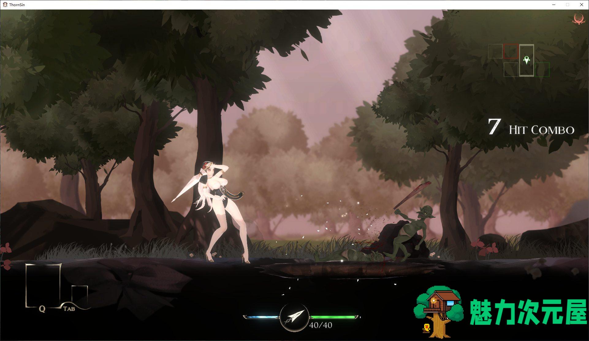 【超色ACT/中文/全动态】荆棘罪 Thorn Sin v0.4.5 最新众筹版【更作/3G】