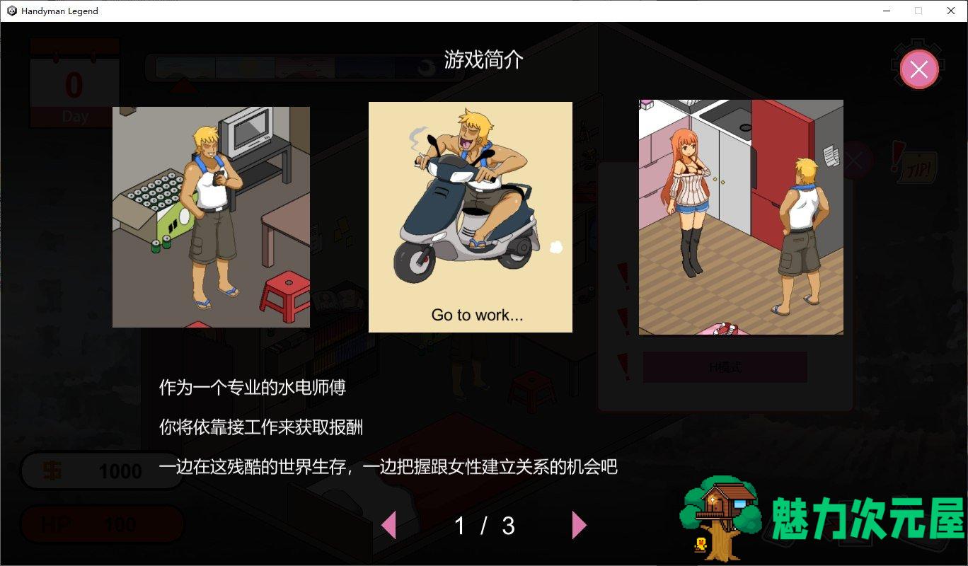 【日式养成SLG/中文/动态】Handyman Legend 水管工传说 官方中文步兵版【更新/1G】