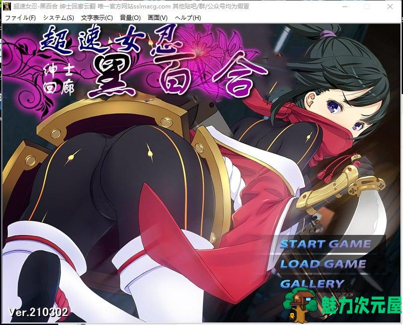 【日式SLG/汉化】超速女忍-黑百合V1.00 机翻版 付CG【3.4G/新汉化/全CV】-魅力次元屋