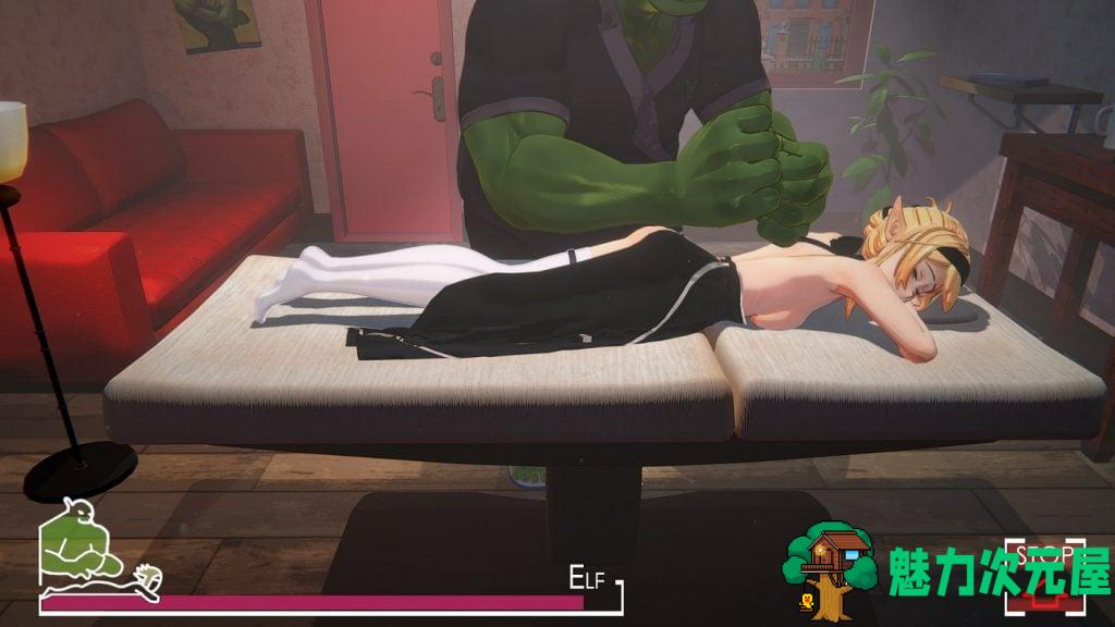 【3D互动/中文/全动态】兽人按摩店-V0.51a官方中文步兵版+漫画【3.6G/更新】