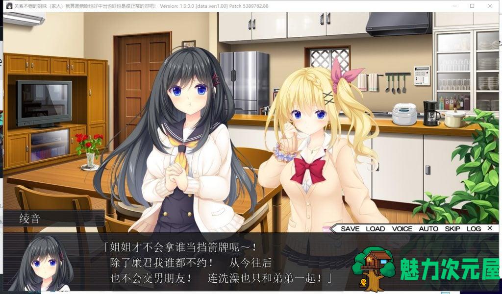 【拔作ADV/汉化】关系不错的姐妹亲吻也好中出也好都很正常 汉化硬盘版 付存档+CG包【新汉化/3G】