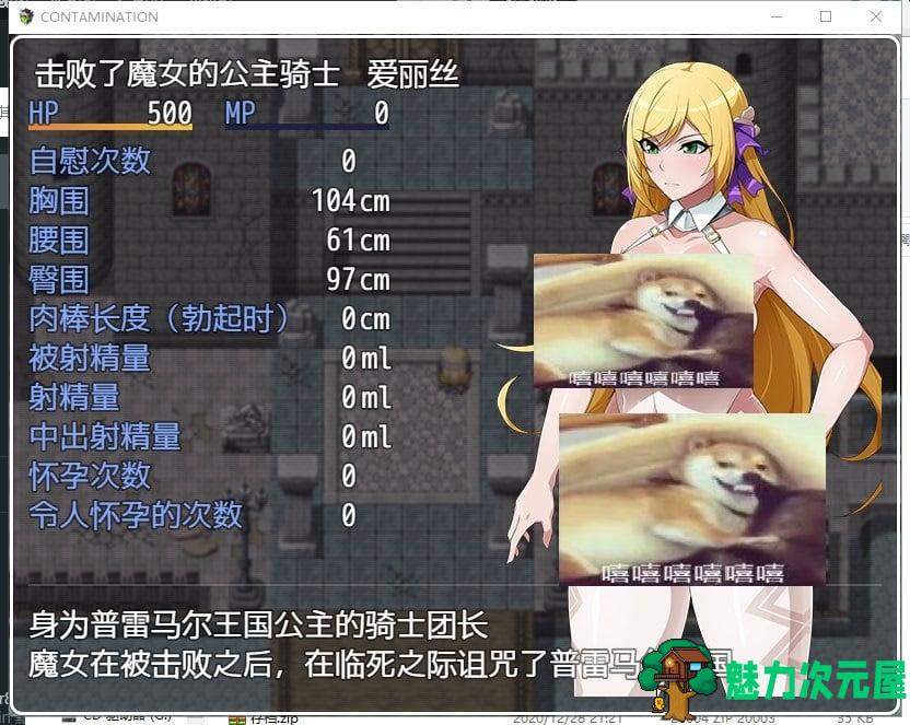 【RPG/汉化】快堕王女-人格国家蹂躙RPG 精翻汉化版 付存档+CG【1.7G/新汉化】