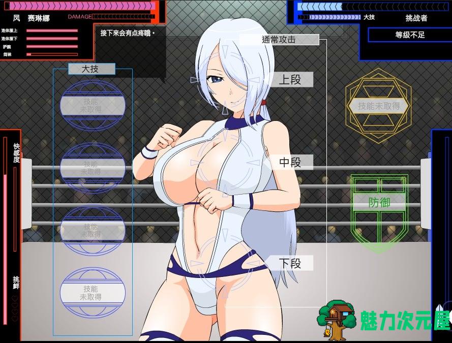 【格斗ACT/汉化/步兵】[JSK工坊] 斗技女王赛琳娜 完整精翻汉化版+攻略+存档【270M】