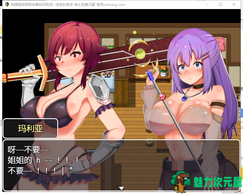 【RPG/汉化/动态】英雄姐妹阿莉安娜和玛莉亚~银狱的苗床 云翻汉化【600M/全CV】-魅力次元屋