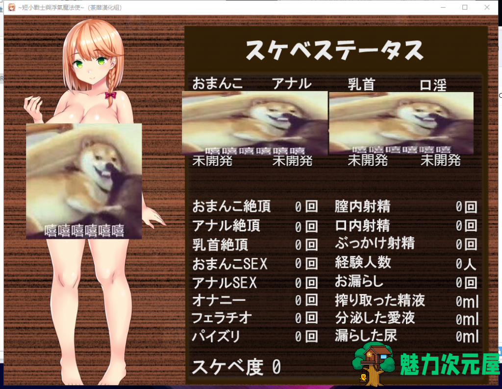 【绿帽RPG/汉化/全CV】短小战士和轻浮的魔法使！精翻汉化版 付全CG包【新汉化/760M】