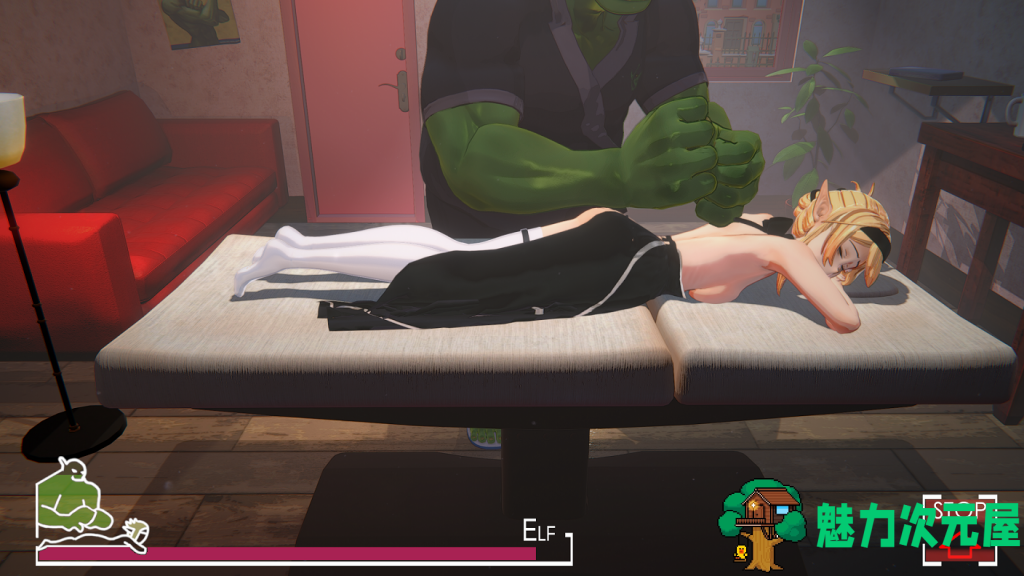 【3D互动/中文/全动态】兽人按摩店 OrcMassageCB V0830 官方中文版 付DEMO+全漫画【8.7G/更新】