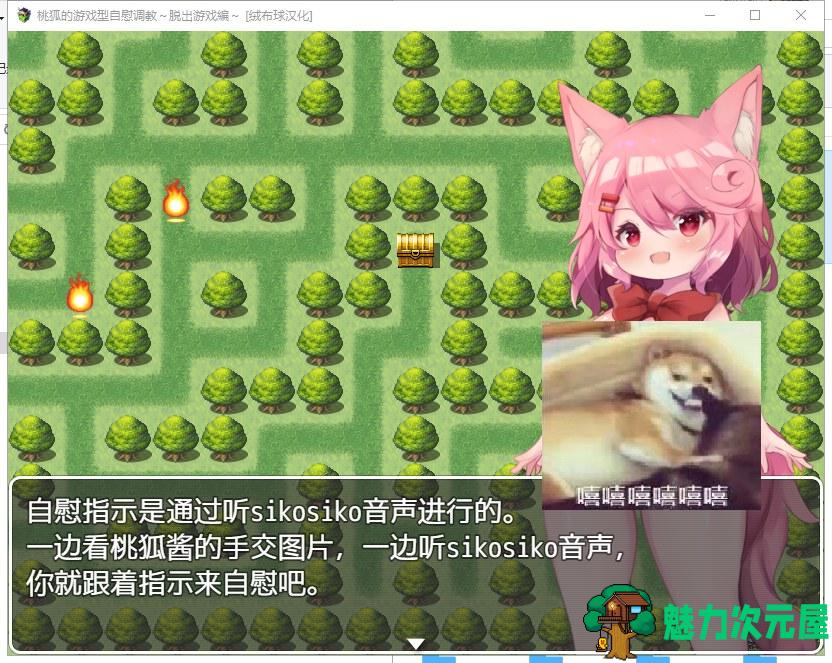 【RPG/汉化/全CV】桃狐的游戏型自薇调教～脱出游戏編 ver1.1精翻汉化版 【炼铜/300M】