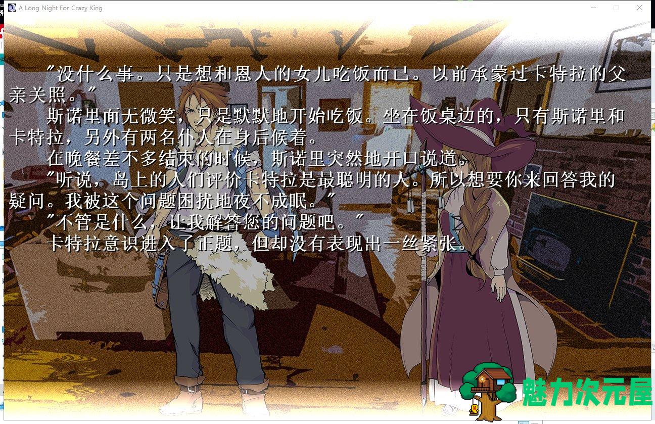 【文字SLG/中文/剧情向】狂人之王的漫漫长夜 官方中文版 【100M】【新作】