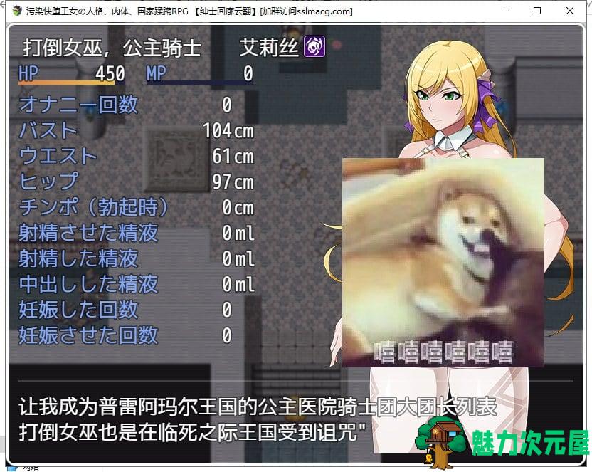 【RPG/汉化】污染快堕王女~人格、**、国家蹂躏RPG 云翻作弊【1.5G】【新汉化】