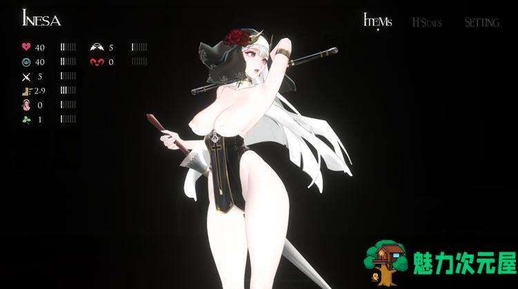 【中文】棘罪修女伊妮莎(ThornSin) ver0.4.5 官方中文版 ACT游戏&神作 600M