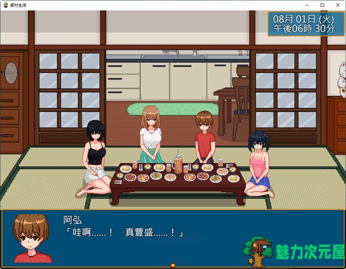【安卓/PC/SLG/中文/1.8G】乡村生活：田舎ライフ ver2.0 官方中文版 像素SLG PC+安卓+全回想 1.8G