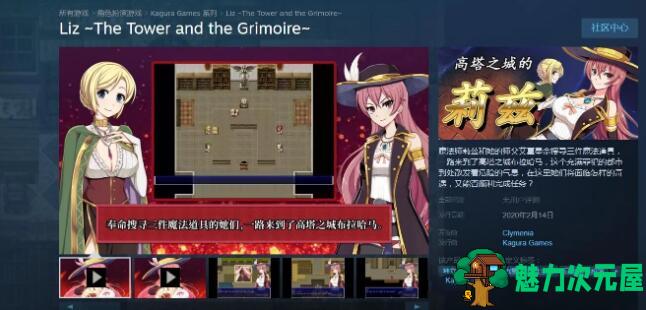 【中文/CG/RPG】高塔之城的莉兹 官方中文步兵版 官方COS+全CG 回合制RPG游戏-魅力次元屋
